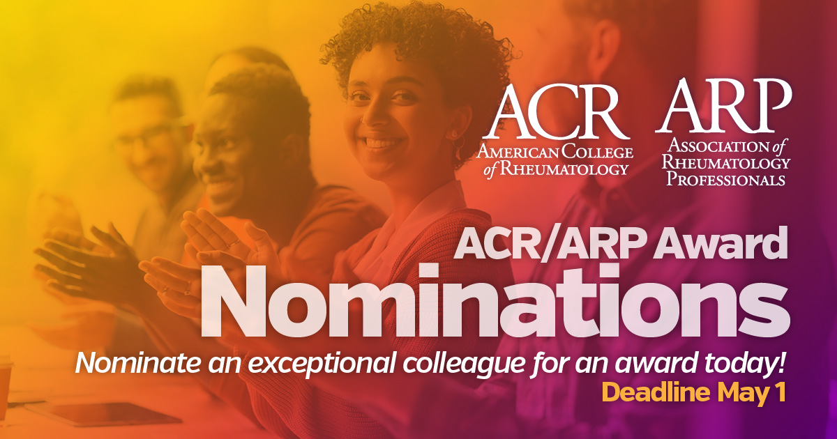 American College of Rheumatology tweet media