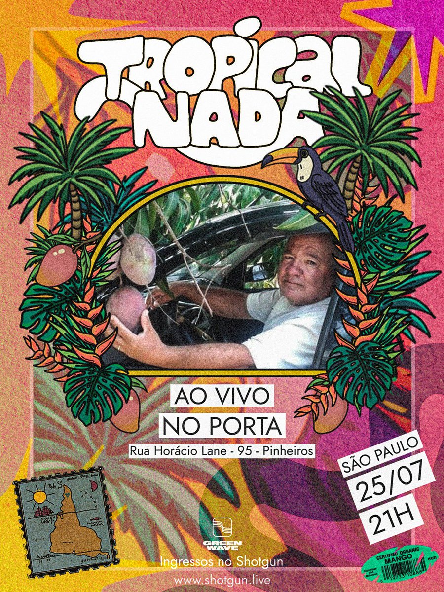 Em julho os idosos do Tropical Nada vão invadir o PORTA em São Paulo e você já pode comprar seu ingresso: shotgun.live/pt-br/events/t…