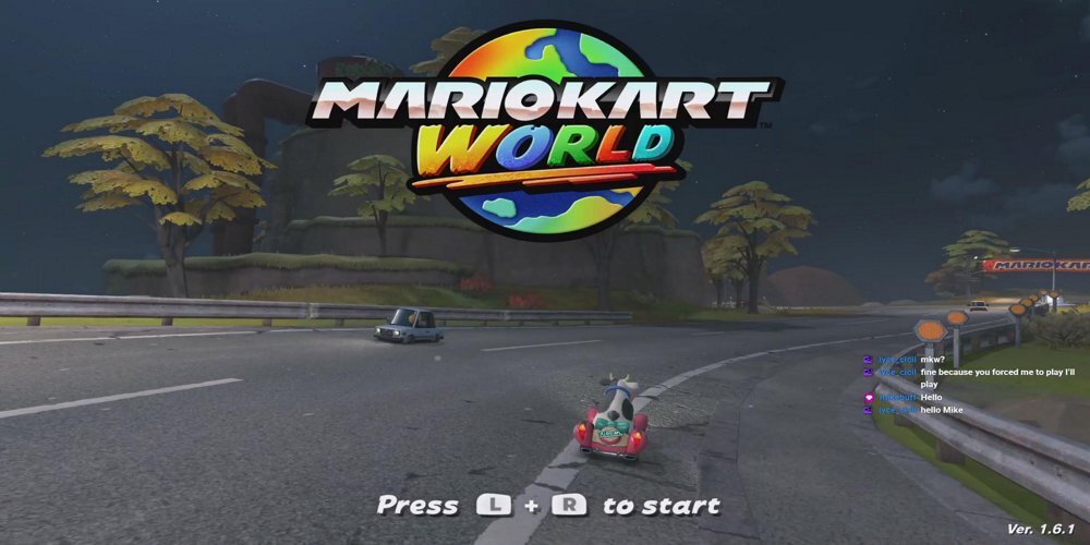 I'm live at twitch.tv/zadafrex with Mario Kart World! See you on Twitch!