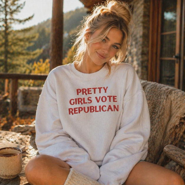 TheDevilsPickle's tweet image. The girls who look good and know exactly how they’re voting! Pretty Girls Vote Republican at TDP!
thedevilspickle.com/products/prett…

#republican #gored #teamusa #nastytees #besttees #adulttees #freeshipping