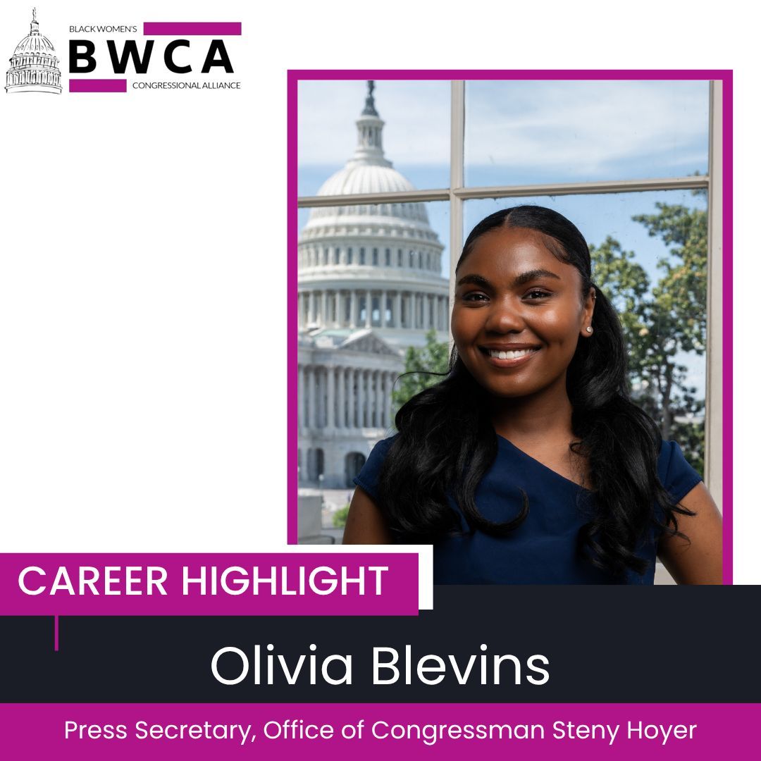 BWCADC's tweet photo. Congratulations to Olivia Blevins on her new role as Press Secretary in the Office of Congressman Steny Hoyer.

Previously serving as Press Assistant in the same office, she brings a strong background in digital media and political communications. https://t.co/tttTXea9J0