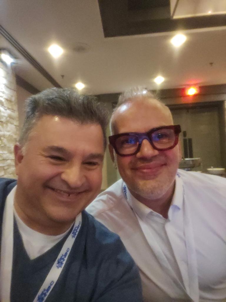 Hanging out with entrepreneur extraordinaire Michael Contento <a href="/mcneverquit/">Michael Contento</a> at the <a href="/AvePoint/">AvePoint</a> dinner party at the ChannelNext East conference in Saint Saveur, Que. #ChannelNext