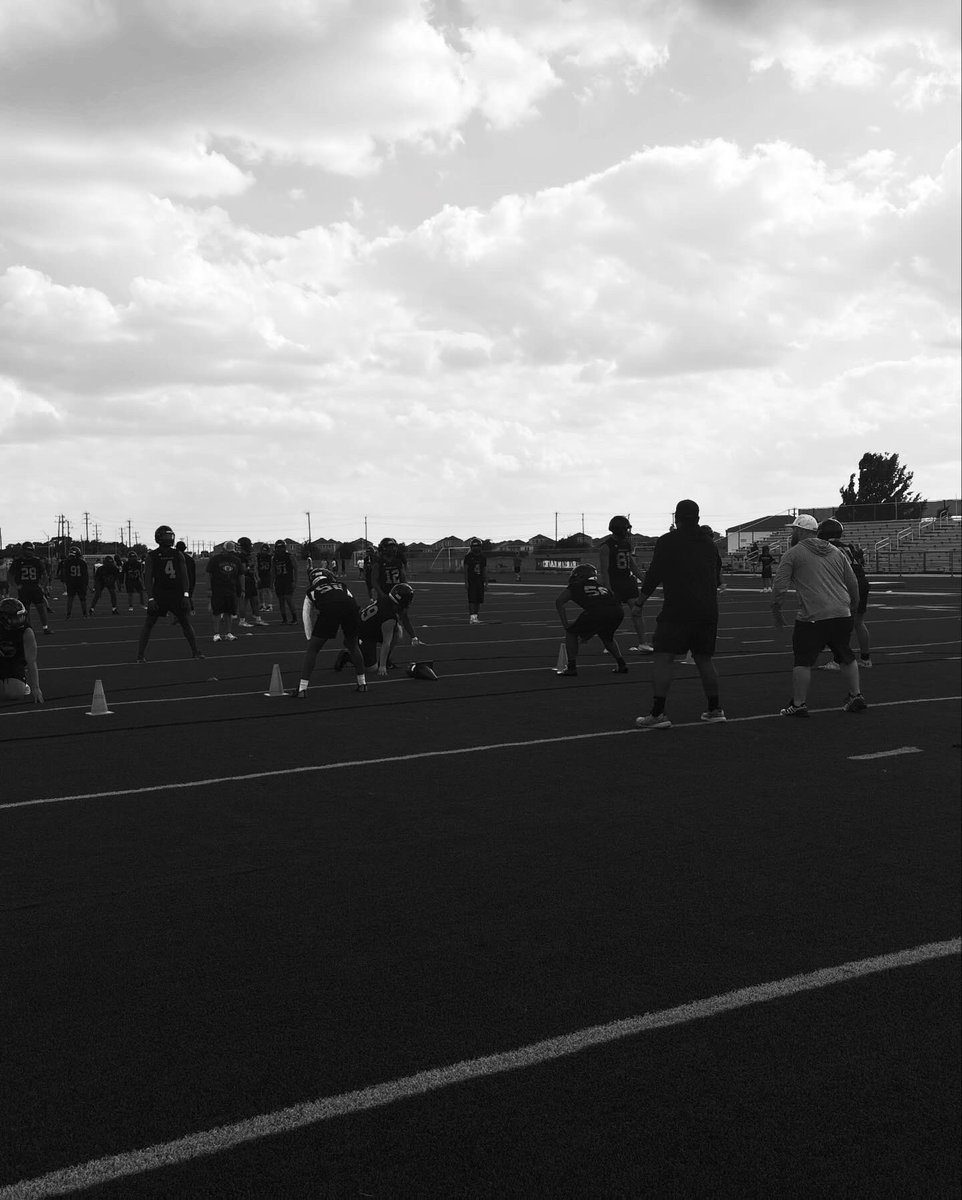 Day One is in the books! <a href="/Harlan_McKinney/">Coach McKinney</a> <a href="/NISDHarlan/">Harlan High School</a>