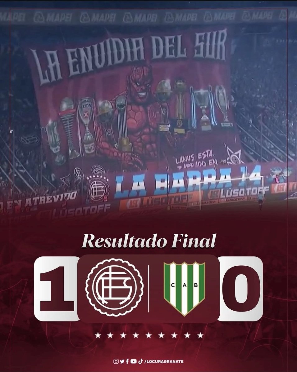 FerIvn2's tweet photo. Ganó Lanús ❤️ https://t.co/dZpYwFSZgU