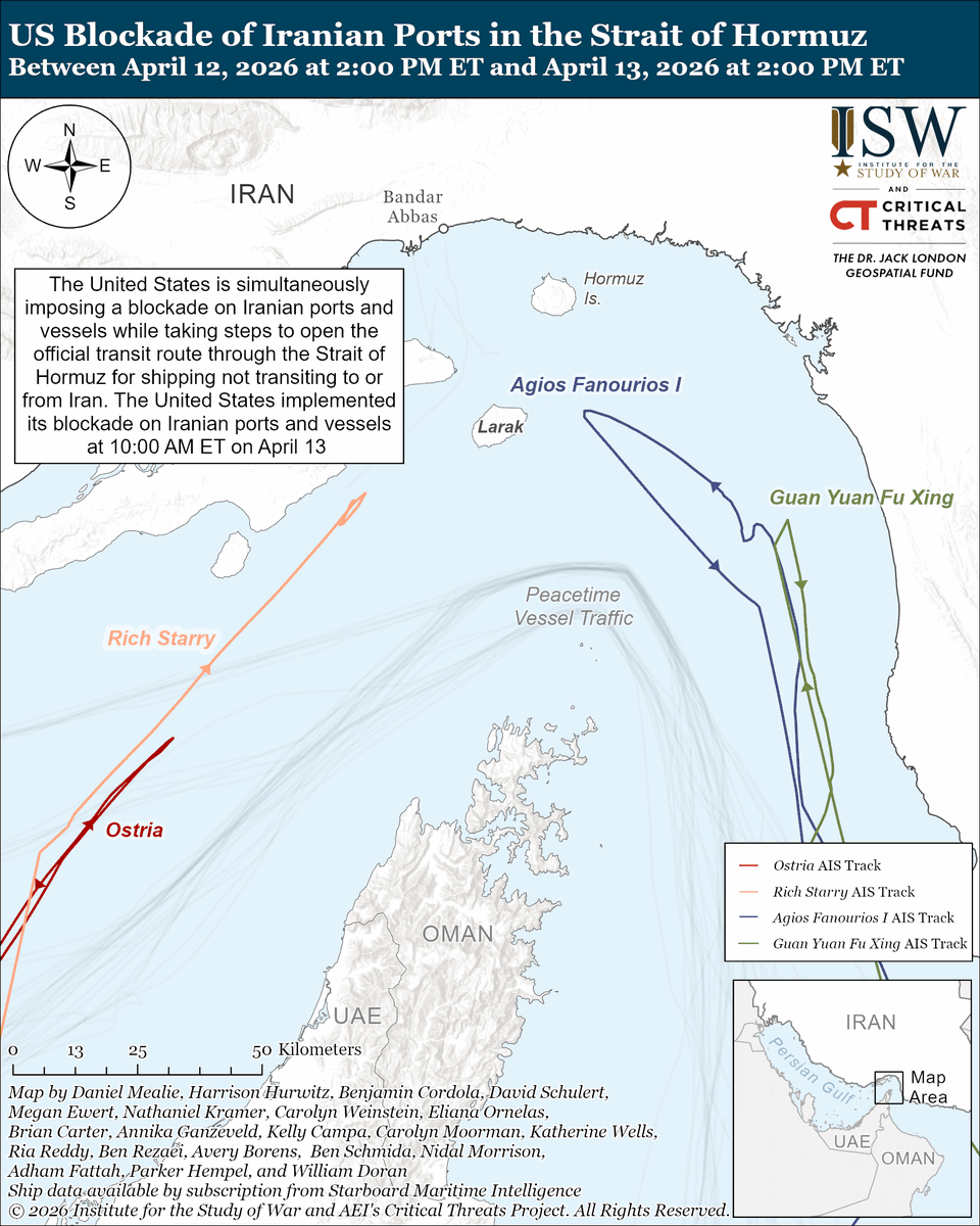 Institute for the Study of War tweet media