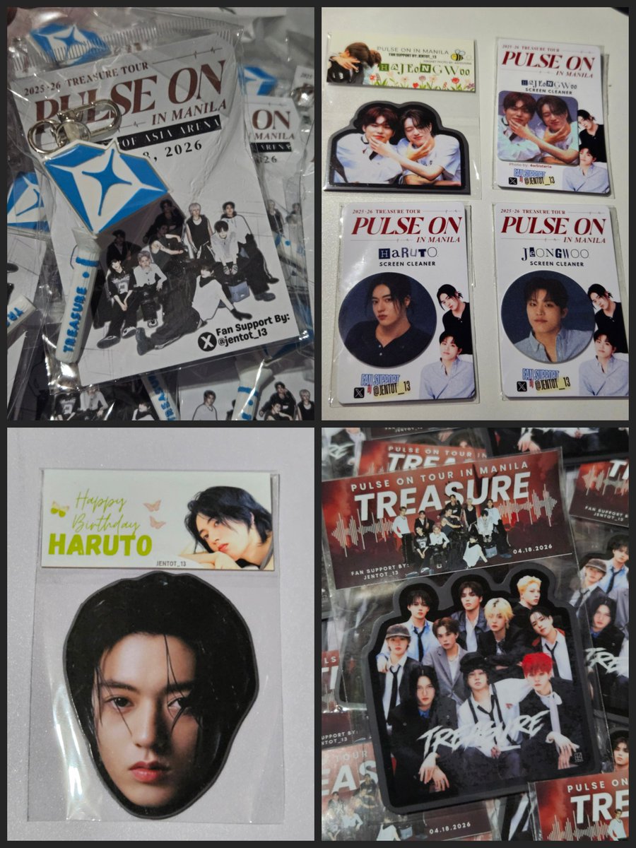 📢 PULSE ON IN MANILA FREEBIES 

❗️Treasure Clicker Keychains - for ON THE SPOT TRADES ONLY

❗️Other freebies - open for Trades/Non-trades
⭐️ magnets
⭐️ screen cleaners

🗓 Apr 18
📍 YoshiHaru CSE-Eggdrop
⏰️ 10am
💎 1:1 

#TREASURE #트레저
#PULSE_ON_IN_MANILA
#TREASUREinManila