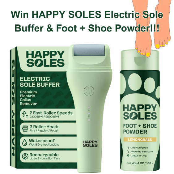 shopwithmemama's tweet image. Win Happy Soles Electric Foot Callus Remover &amp;amp; Foot Powder! Enter here: shopwithmemama.com/at-home-pedicu…
#footcare #pedicure #shoedeoderizer #footdeoderizer #footcallus #giveaway #winit #sweepstakes
 @shopwithmemama