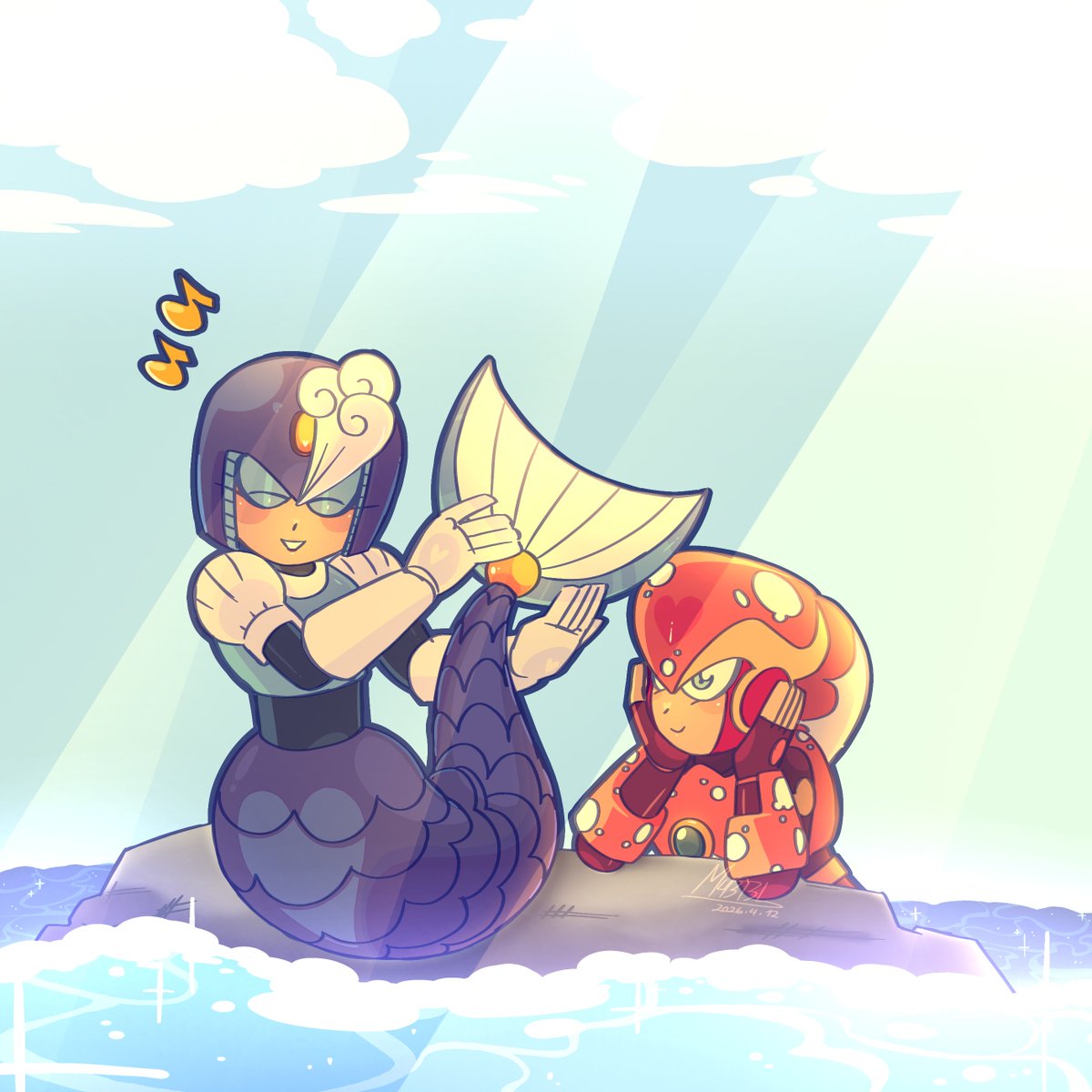 la señorita splaaash ^.^ (y tambien mi oc ..... Si

#megaman