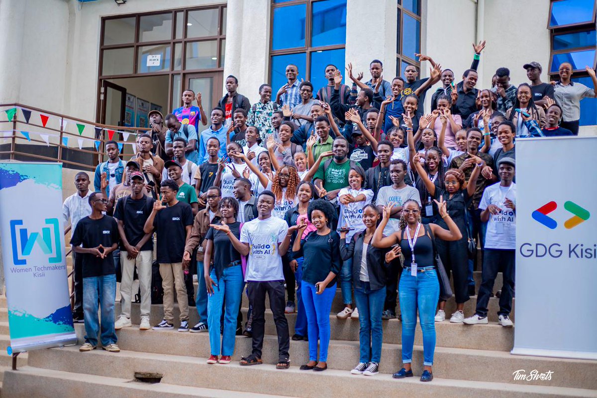 GDG_Kisii's tweet photo. We’ve officially wrapped up the Build with AI Kisii 2026 series🥳

A huge thank you to our speakers, mentors, and everyone who showed up, contributed, and built with us. Your energy is what made this experience meaningful. https://t.co/Lf0xZUjIuD