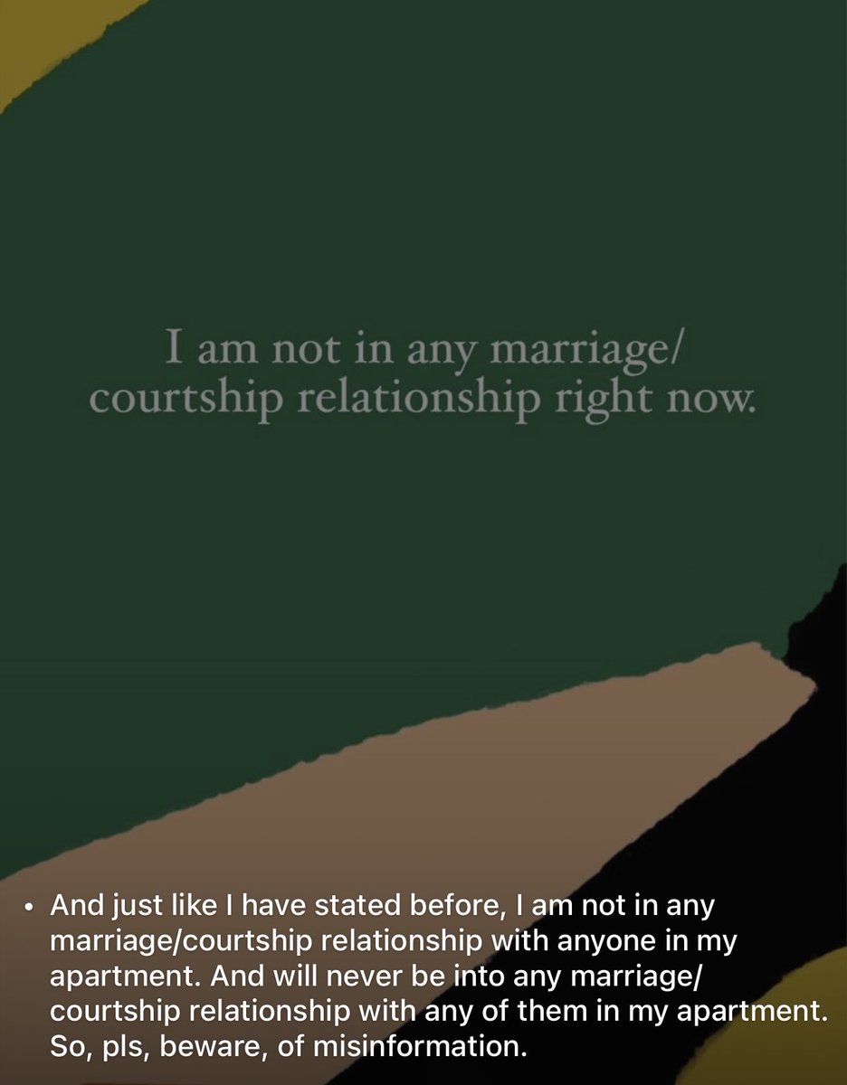 strongbuike7's tweet image. - And no dealings with anyone living in the same apartment with me. And do not give ear to any false impression from anywhere tried to be created by anyone where I am living.  Whether man or woman. It does not give an impression of anything. Thanks.