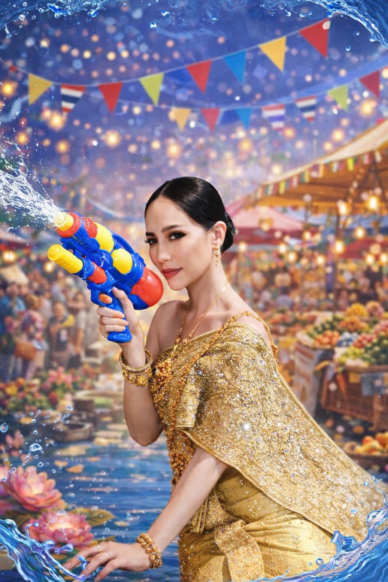 charming_os's tweet photo. Happy Thai New Year everyone! Wish you good health, and all the happiness in the world💕 #Songkran https://t.co/sN8Lf8nL7j
