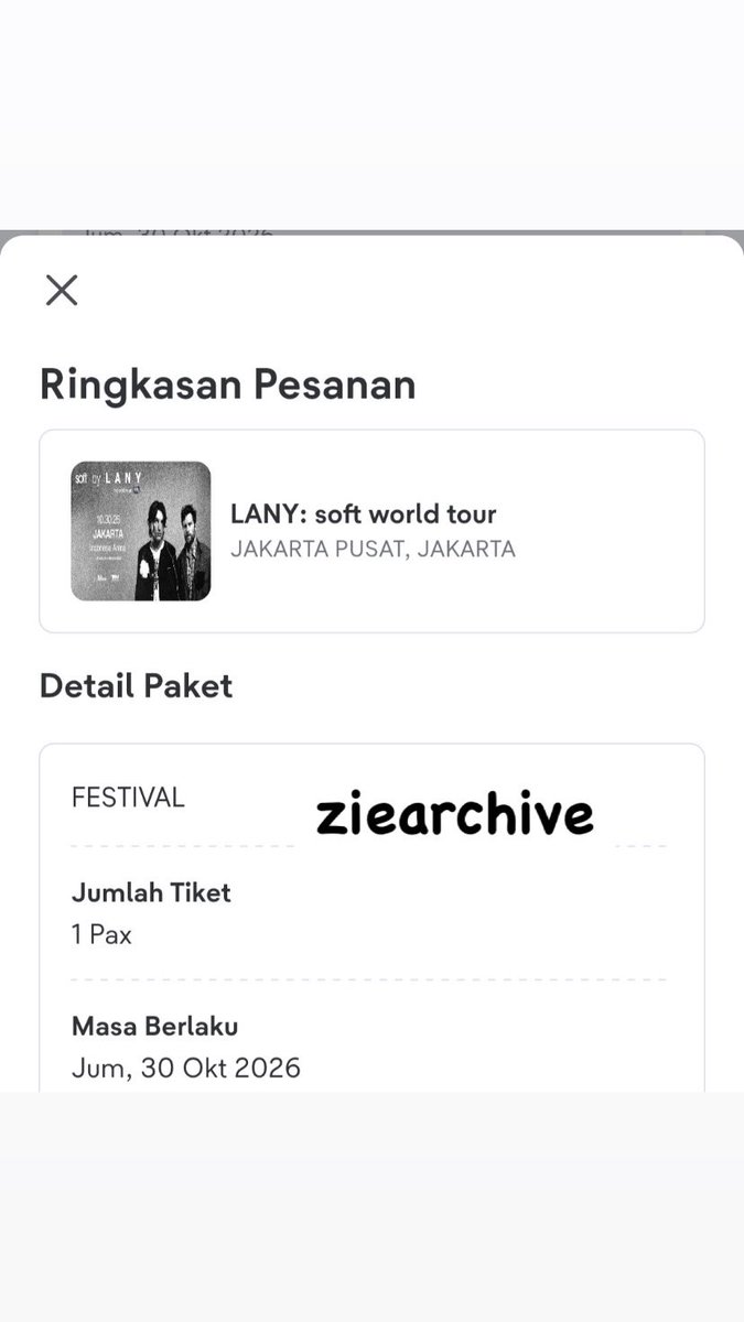 𝚣𝚒𝚎𝚊𝚛𝚌𝚑𝚒𝚟𝚎 🐣|| JASTIP JASWAR TICKETING tweet media