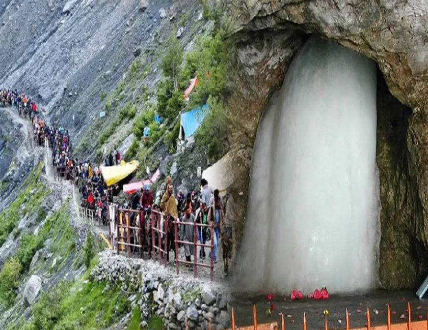 YunusKashmir's tweet image. A major spiritual announcement as Manoj Sinha declares that the Shri #Amarnath Ji Yatra 2026 will commence on July 3 and conclude on August 28, aligning with the auspicious #occasion of #RakshaBandhan. @SrinagarGirl @sanjayraina @rainarajesh