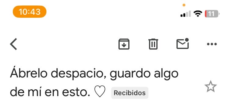 azuleajes's tweet photo. Me acaban de mandar un escrito por correo, quedé encantada. https://t.co/RqkUYgSEM1