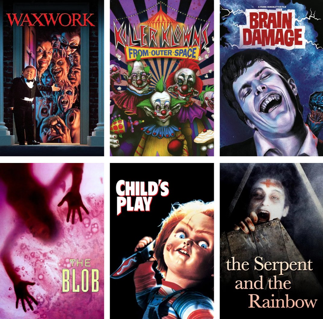 HorrorCarnival's tweet image. If you had to pick only one 1988 horror movie to watch on repeat, which is it?