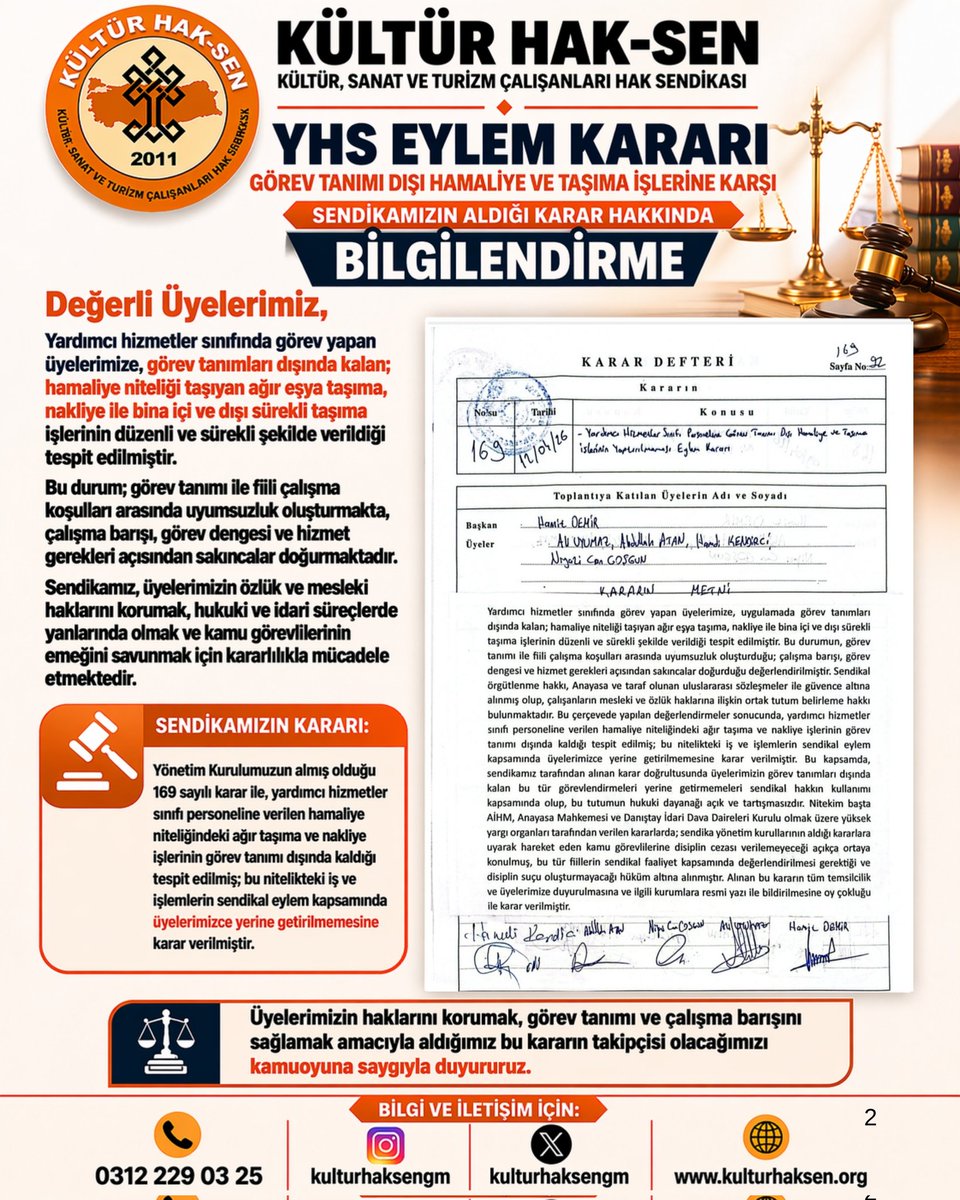 KÜLTÜR HAK-SEN GENEL MERKEZİ tweet media