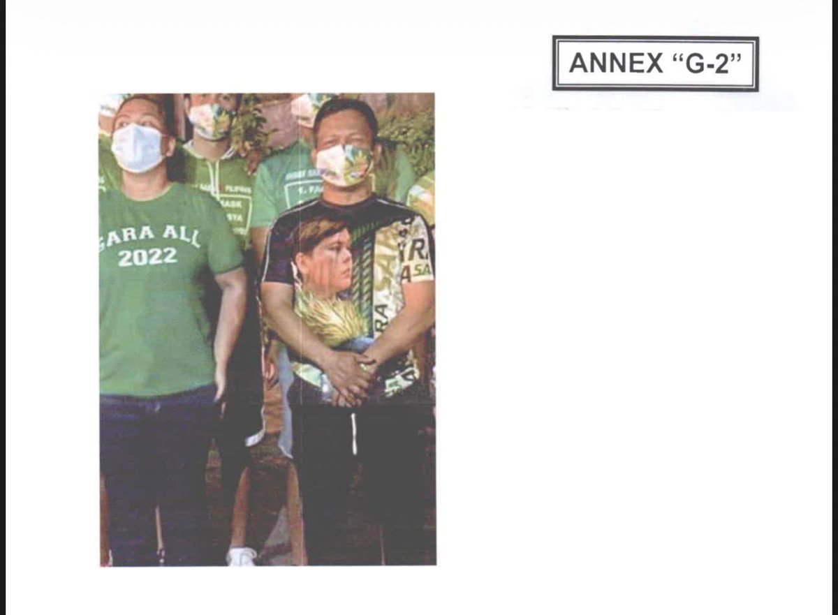 jesusfalcis's tweet image. Sara Duterte: “Hindi ko kilala si Ramil Madriaga.”

Sara Duterte nuong campaign: “Sir Ram!…”

Madriaga’s pictures with Sara during 2022 campaign attached as evidence in his supplemental affidavit:
👇👇👇

#ImpeachSara