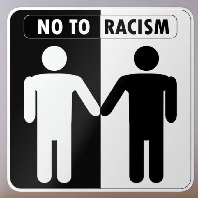 No Racist tweet media