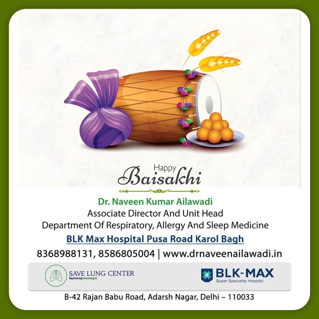 naveenailawadi's tweet image. 🌾✨ Wishing you a joyful and prosperous Baisakhi ✨🌾
•
May this festival of harvest fill your life with happiness, good health, and new opportunities 🌼💛

👨‍⚕️ Warm wishes from Dr. Naveen Kumar Ailawadi
•
•
#HappyBaisakhi #HealthyLiving #LungHealth #DrNaveenAilawadi #BLKMax