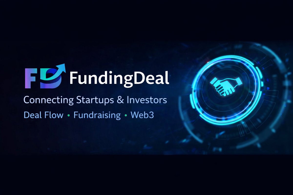 fundingdeal's tweet photo. Fundraising Should Be Simple
Startups struggle to find the right investors.
Investors struggle to find quality deal flow.
FundingDeal is solving this.
With FundingDeal, you’ll be able to:
✔ Browse VC & Investor Lists
✔ Discover Startup Opportunities
✔ Create Your Profile (Free for Startups & VCs)
✔ Message Directly on the Platform
✔ Track Startup & Investor Status
No middlemen. Just real connections.
We're building FundingDeal to make fundraising faster, simpler, and more transparent.
Follow FundingDeal for updates.
#FundingDeal #Startups #Investors #VC #Fundraising #DealFlow #StartupFunding #VentureCapital #Web3