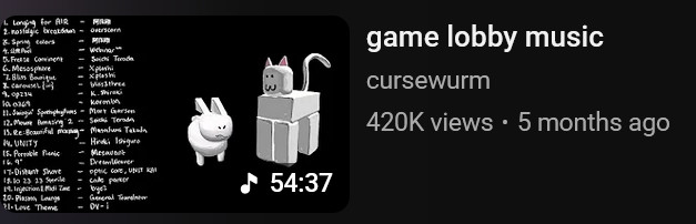 i keep clicking videos called "caine crashout playlist" and "vox core hazbin playlist to study to" out of curiosity. and now theyre giving me genuine Gubby Music on my youtube recommended