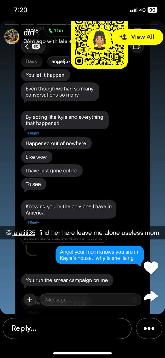 Omo_olodun's tweet image. I think this Angel’s issue is true ooo cos her wife just posted these conversations with Angel’s mom😳