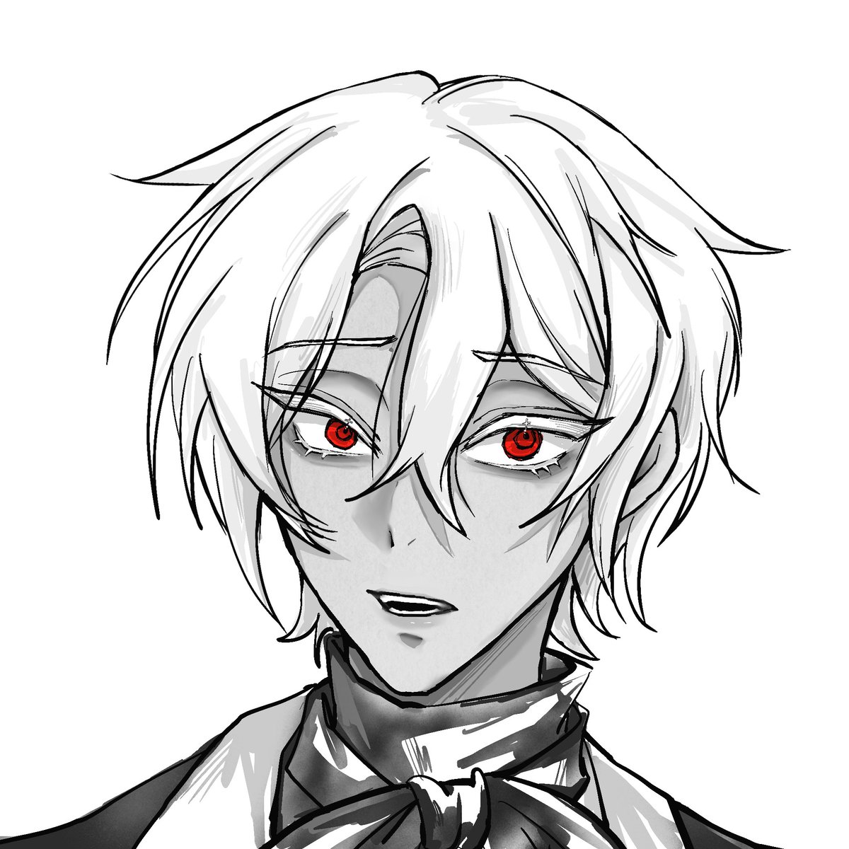 蓝色的雨飘落在诺艾的发梢 tweet media