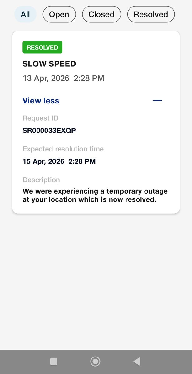 Another Wonder done by Jio Team

Complaint Closed itself without doing anything. Mujhe bhi jio company me job chahiye Free ke Salary to milti rahegi kam se kam.