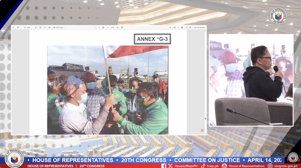 gmanews's tweet photo. TINGNAN: Ilang larawan ang ibinahagi ni Ramil Madriaga kalakip ng kaniyang supplemental affidavit at kaugnay ng kaniyang punto na personal umano siyang kilala ng bise presidente.

Panoorin ang livestream: https://t.co/tDkNKlfFD5

Bisitahin ang https://t.co/mVlN0uab1i para sa updates.