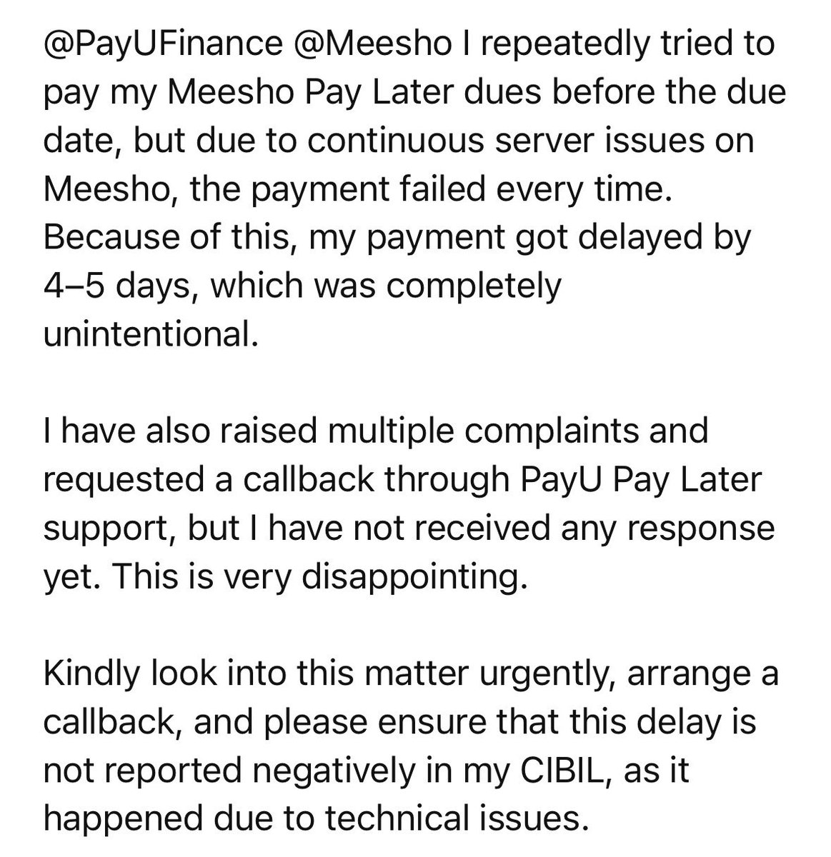 KartikSarap's tweet photo. @PayUindiaCare @PayUindia @Meesho_Official Please solve this problem ASAP!
#meeshopaylater
#payufinance
#serverissue https://t.co/wOUJsSRQSW