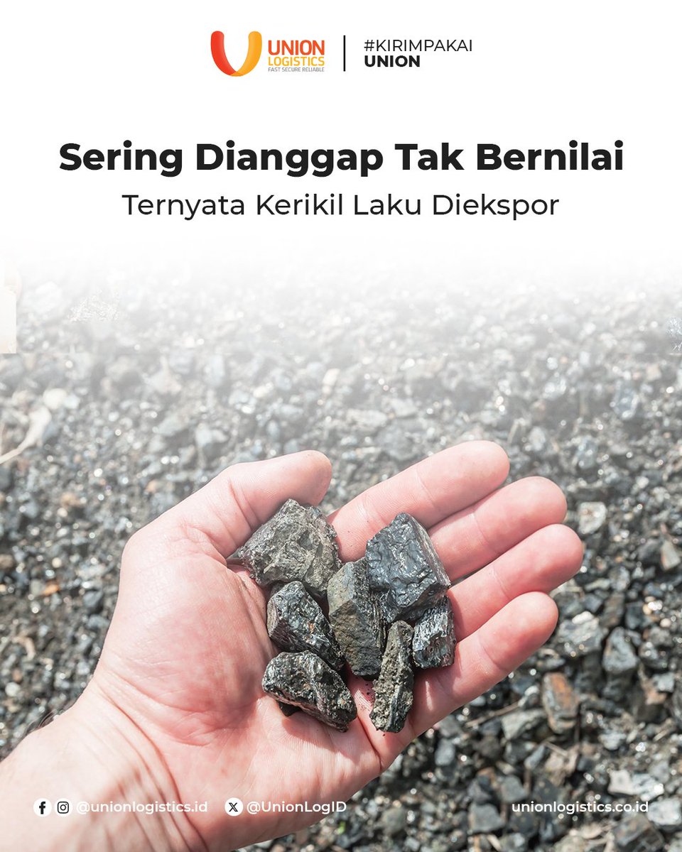UnionLogID's tweet photo. Kerikil bisa jadi ide bisnis untuk Anda!
Komoditas yang terlihat biasa ini ternyata masuk daftar ekspor bernilai besar.

Kenapa bisa? Simak untuk tahu! https://t.co/xXWgdS4NrS