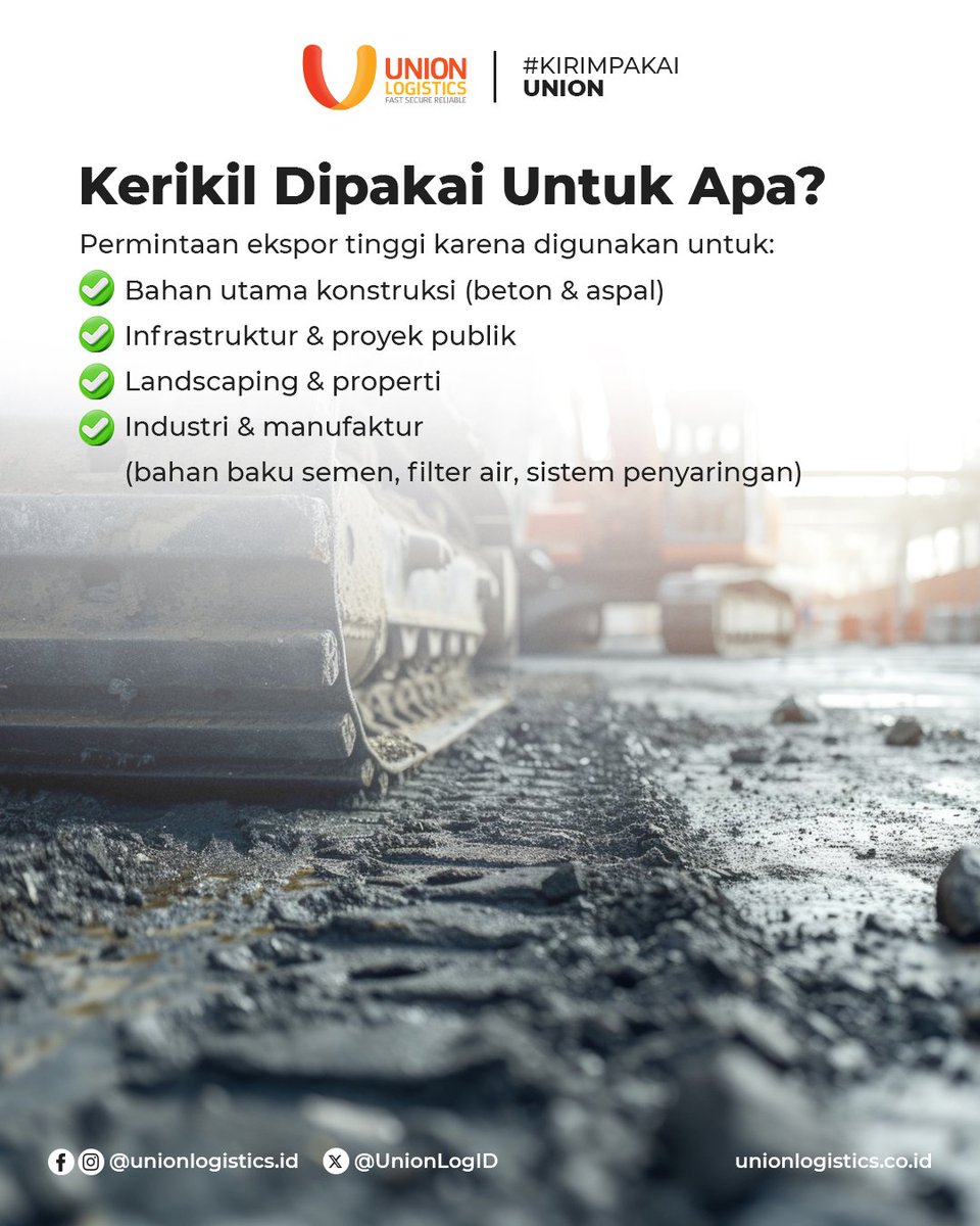 UnionLogID's tweet photo. Kerikil bisa jadi ide bisnis untuk Anda!
Komoditas yang terlihat biasa ini ternyata masuk daftar ekspor bernilai besar.

Kenapa bisa? Simak untuk tahu! https://t.co/xXWgdS4NrS
