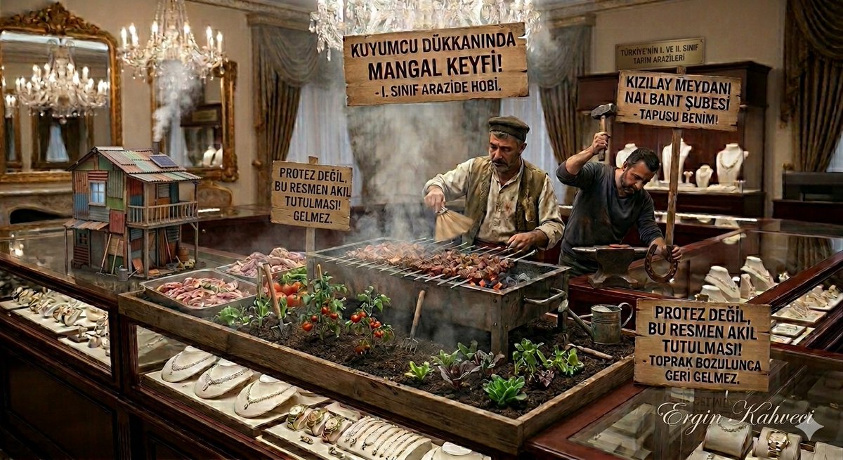 erginkahveci06's tweet photo. HOBİ KONDU MU?

Hobi
Kondu 
Mu?

Hobi nedir? 
Türk Dil Kurumu sözlüğüne göre:
"Görev ve meslek çalışması dışında, boş zamanlarda eğlenmek ve oyalanmak amacıyla yapılan, düşkünlük derecesine varan uğraş, merak."
Kısaca "uğraş ve merak".

Peki, Tarım Nedir? 
TDK'ye göre tarım; bitkisel ürünleri yetiştirmek, hayvan beslemek ve bu yolla ürün elde etmek amacıyla yapılan çalışmaların bütünüdür.
​Genel tanımıyla; toprağı işleyerek, ekerek ve dikerek bitkisel ürünler elde etmeyi, ayrıca hayvansal üretim ve ormancılık faaliyetlerini kapsayan ekonomik bir süreçtir. 

Tarım Arazisi nedir? 
Tarım arazisi, toprak yapısı, iklim ve topoğrafik özellikleri bakımından üzerinde bitkisel üretim yapmaya uygun olan ve/veya tarımsal faaliyetler için kullanılan veya kullanılmaya elverişli olan alanlardır.

​5403 Sayılı Toprak Koruma ve Arazi Kullanımı Kanunu’na göre tarım arazileri kullanım kabiliyetlerine göre şu sınıflara ayrılır:
​Mutlak Tarım Arazileri: Tarımsal üretimde verimliliği yüksek olan alanlar.
​Özel Ürün Arazileri: Sadece belirli bitkilerin yetişebildiği alanlar (Örn: Çay veya zeytinlikler).
​Dikili Tarım Arazileri: Çok yıllık bitkilerin (meyve ağaçları vb.) bulunduğu alanlar.
​Marjinal Tarım Arazileri: Verimliliği düşük olan ve özel ıslah gerektiren alanlar.

Peki, Hobi/merak/uğraş bu işin neresinde var?
Hiçbir yerinde. 

O halde;
Madde 1-Hobi bahçeleri, tarımsal bir faaliyet değildir.
Yürümek 
Gezmek
Seyehat etmek
Örgü örmek vb bir merak ve boş zamanlardaki uğraşı işidir. 
Ekonomik olarak da bir ticari değeri yoktur. 
Esnaf
Çiftçi 
Sanayi 
İşçi 
Memur da değildir. 

Madde 2-Ekonomik tarımsal faaliyet işletme tipine göre ise çiftlik olarak değişik standartlar olsa da, AB'de 500 €/yıl, ABD'de 1.000 $/yıl altındaki gelir içeren üretim faaliyetleri çiftlik statüsü kazanmaz. 

O halde;
Tarım değil 
Tarım arazisi değil 
Ekonomik çiftlik değil 
Meslek değil 
O zaman ne işi var Tarım toprağında? 

Değerli dostlar;
Başka söze gerek var mı?
Arif olan buradaki kavramları okuyarak konuya yeterince vakıf olur.

Tarım Bakanlığının ifade ettiği 11 bin Hobi bahçesi bana göre buradaki kavramları içeren hobi bahçeleri. Oysa "hobi bahçelerinin" dışında;
Konteyner kondu,
Mobil,
Çelik konstrüksiyon,
Taşınabilir ahşap, 
Sabit sundurma/tamamlama ve yurdum insanının yaratıcılığı ile ürettiği parsel parsel Tarım dışı kondu yapılar var.
Yapı Kooperatiflerinin, yapı yani sabit yapıları değil hobi bahçeleri yapıp bunların bulunduğu yeri bozmadan bıraktığını düşünmek olsa olsa şakadır demelisiniz. Ama değil!
Yol
Su
Elektrik 
Arazi kaybı 
Arazi bütünlüklerinin bozulması 
Toprak kirliliği 
Çevre kirliliği bir tarafa size bir haberim var:
Bir bakın bakalım bu kondu kondular en çok kaçıncı sınıf Tarım Arazileri üzerinde?

Türkiye'nin sadece %6,5'u 1. sınıf arazi.
%8,6'sı 2.
%9,4'ü 3.
%9,5'u 4. sınıf Tarım arazisi. 

Eğer siz tarımsal açıdan gelişmiş bir ülkenin 1. ve 2. sınıf arazilerinde kondu yapacağım izin verin derseniz, size tuhaf tuhaf bakarlar. 
Yol geçireceğim bile diyebilmeniz için çok kapıyı, en stratejik yasama kararlarını geçmek zorundasınız. 
Çünkü orada liberal mantık çalışmaz.

Ya biz de?
Konduk bir kere. 
Sadece bir kere af edelim. 
Sadece bu sefer bırakalım kalsınlar, milli servet. 
Siyasetin bedeli çok olur.
Size ne oluyor (bugün çok ileri zekalı birisi şimdi benim yazdıklarımı yazanlara dediği gibi) geri zekalılar, parasını vermiş tapusunu almış istediğini yapar.
Kızılay meydanındaki dükkana nalbant dükkanı açabiliyor ya arkadaş?🤣☺️
Bakın dostlar;
Toprak bu, bozulunca öyle denildiği gibi ıslah vs geri gelmez. 
Çünkü toprak, canlı ve dinamik bir varlıktır.
Nasıl ki sizin kolunuzu kesip yerine protez takarsak ve o protez ne kadar o kolun yerine geçerse bozulan toprağı da ıslah etmek o kadar zordur. 
Hobi'lerinizi başka türlü ikna edebilirsiniz ancak toprağı hobilerinize araç etmemelisiniz.

Neden mi?
O meşhur Hollanda var ya sizin bırakalım toprak kaybetme tercihinizi, gemilerle taşıyıp arazi yaptı? 
Bizim tartıştığımız şeye bakın. 
Akıl tutulması.