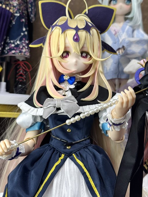 まるでゴミを見るような?目
👀‼️

……にも見えなくもない、凛々しく圧倒感を持って相手を見下ろすキュアアルカナシャドウ様ドール、クールタイプ!😎(初登場シーンイメージ) 