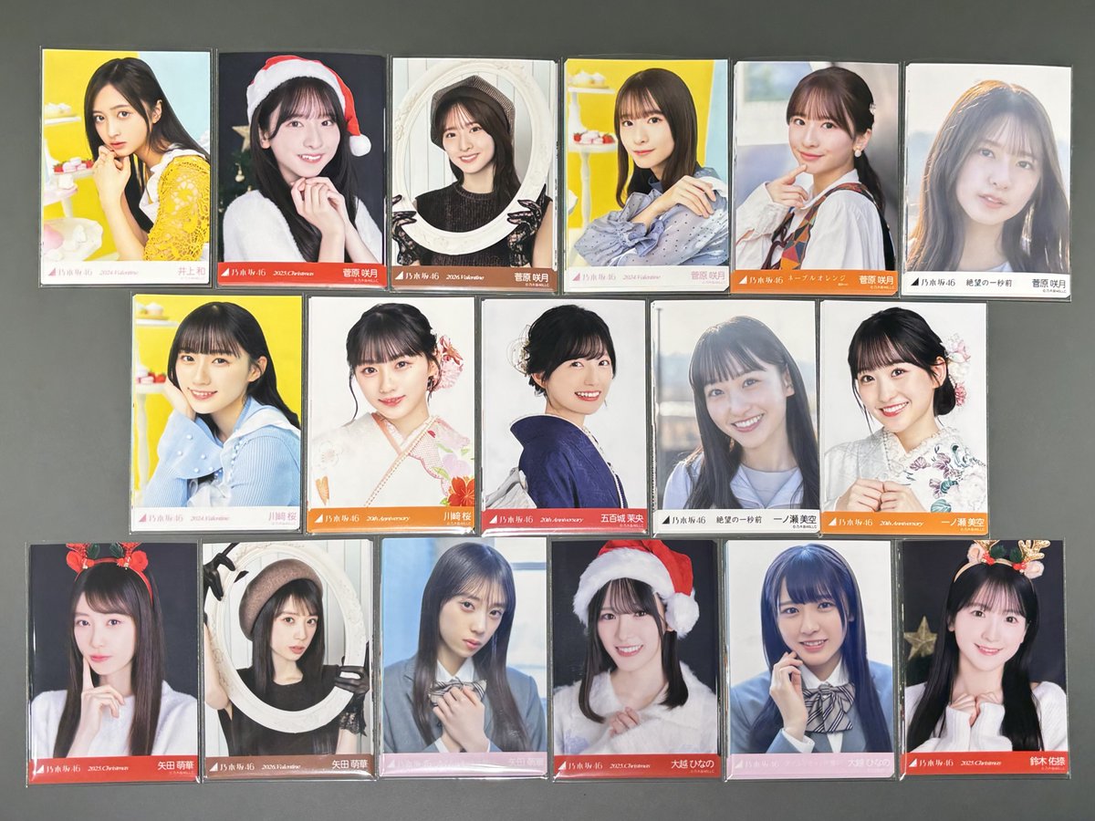 乃木坂46 生写真 】 個別生写真の5種セットが多数入荷いたしました