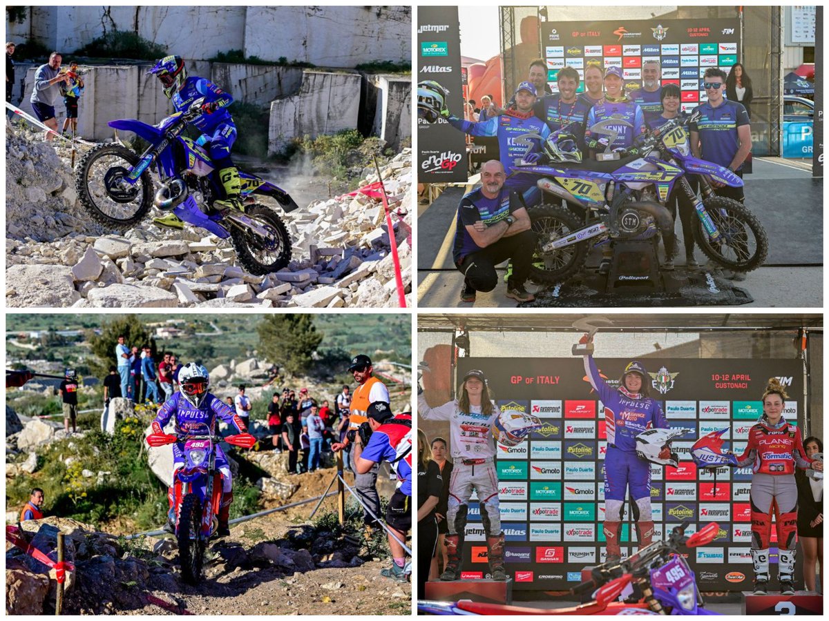 Michelin_Sport's tweet image. Antoine Magain (2nd E1) and Steven Holcombe (2nd E3) were top-5 finishers in the FIM @EnduroGPWLDChip  opener in Sicily, Italy, on MICHELIN Enduro/Bib Mousse tires. French lady Justine Martel (Beta/Michelin) topped the Women's order

#Enduro