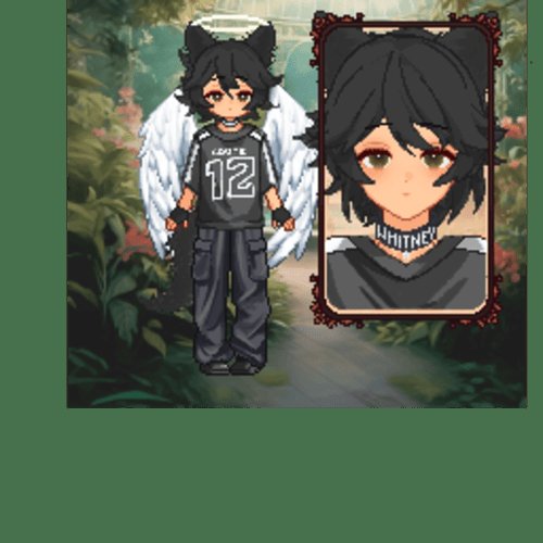 lluvioo_'s tweet image. a friend gave me this lil drawing of my pc Basil not too long ago 

#dol #dolpc