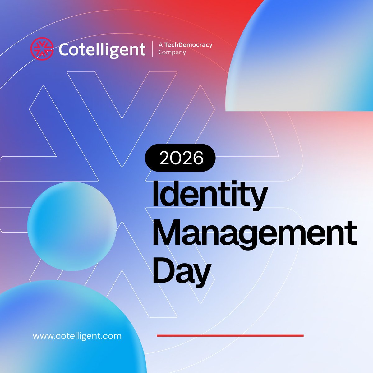 techdemocracy's tweet photo. Every #login, every #access, every #identity matters more than we realize. This Identity Management Day, it’s time to rethink how we secure and protect #digitalidentities.
#IdentityManagementDay #CyberSecurity #IAM #IdentitySecurity #ZeroTrust #TechDemocracy #Cotelligent https://t.co/MckseyOCgh
