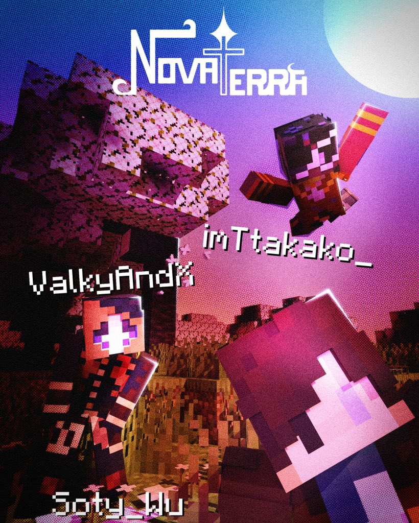 NovaTerraMC_'s tweet photo. Entonces, no habrá tierra que resista. . . 

— #NOVATERRAMC ABRE SUS PUERTAS A @ValkyBloodhorn, @ImtTakako_ Y @Sotaiewe 

ESTE 18 DE ABRIL, 2026.

. — ✞ —. https://t.co/0xK8p8aner