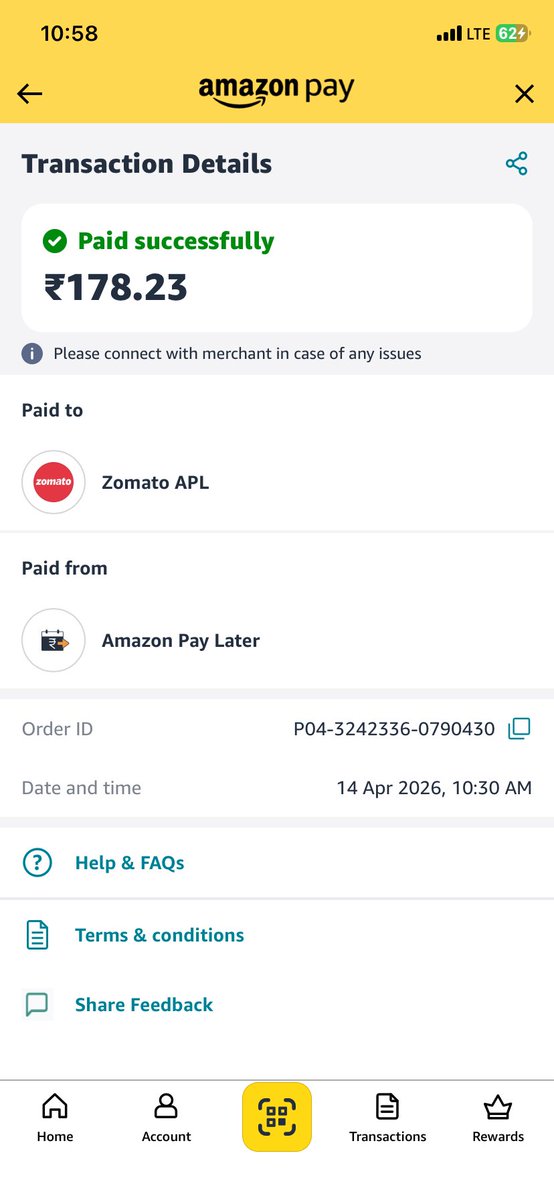 rajputgovind08's tweet photo. @zomatocare Ordered at 10:28 AM, cancelled at 10:30 AM (within 2 mins), yet full amount charged as “cancellation fee”.

No order received, no service given. This is unfair.

Requesting full refund ASAP or I’ll escalate to Consumer Helpline.

#Zomato #RefundIssue https://t.co/ykLQufOgD1