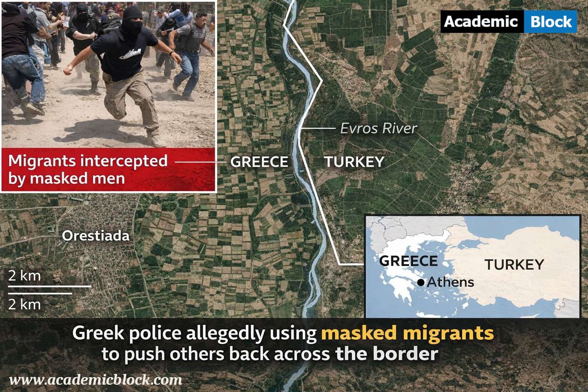 AcademicBlock_'s tweet image. Disturbing border footage raises serious questions about migration tactics in Europe
A controversial scene has sparked debate as reports suggest migrants were allegedly used during border enforcement operations involving Greek authorities.

#MigrationCrisis #Greece #academicblock