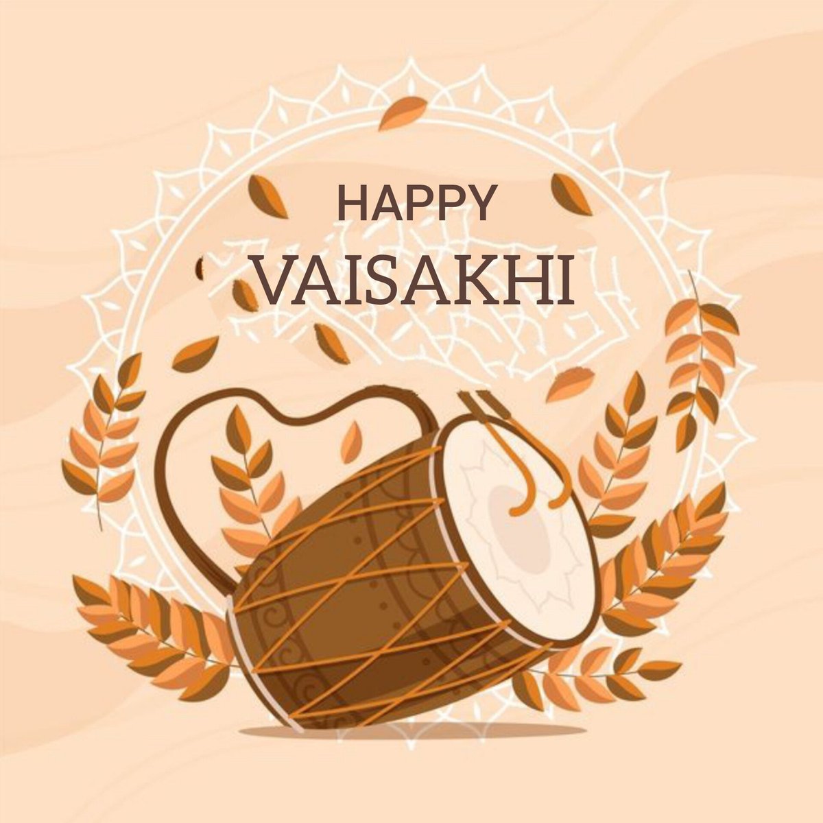 BlissfulYana's tweet image. "May the joy of Vaisakhi brighten your life today and always🌾💛.
Wishing you a day full of dance, dhol and delicious food! May the festival of harvest bring along a season of prosperity and success for you. Sending you warm wishes on this blessed day.
Lakh Lakh Vadhaiyan!🌻✨🧡