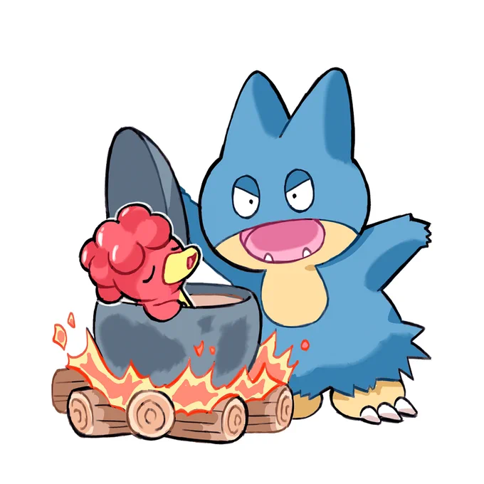 One munchlax's soup is another magby's hot tub. [pokemon]