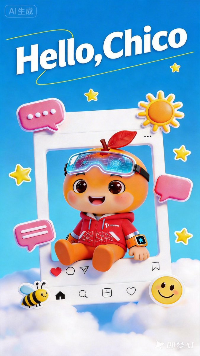 ComcoreTech's tweet photo. Chico has landed! 🎉
Comcore’s official IP mascot is here — smart, curious, and full of light. Representing the future of optical intelligence and fiber optic excellence.
Say hi to our little legend! 
#Chico #Comcore https://t.co/3QKolqXAYv