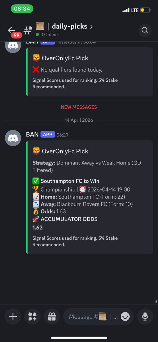 Vaultium_nft's tweet photo. Tuesday Bet Of The Day , 
Algorithm Approved ✅

📊 Model focus:
• Markets: Home Win / Totals

Picks

Southampton FC vs Blackburn Rovers FC - 
Home Win

No forced bets.
No emotions.
Only statistical edges.

⚠️ 18+ | Gamble responsibly https://t.co/wKmuso9McU
