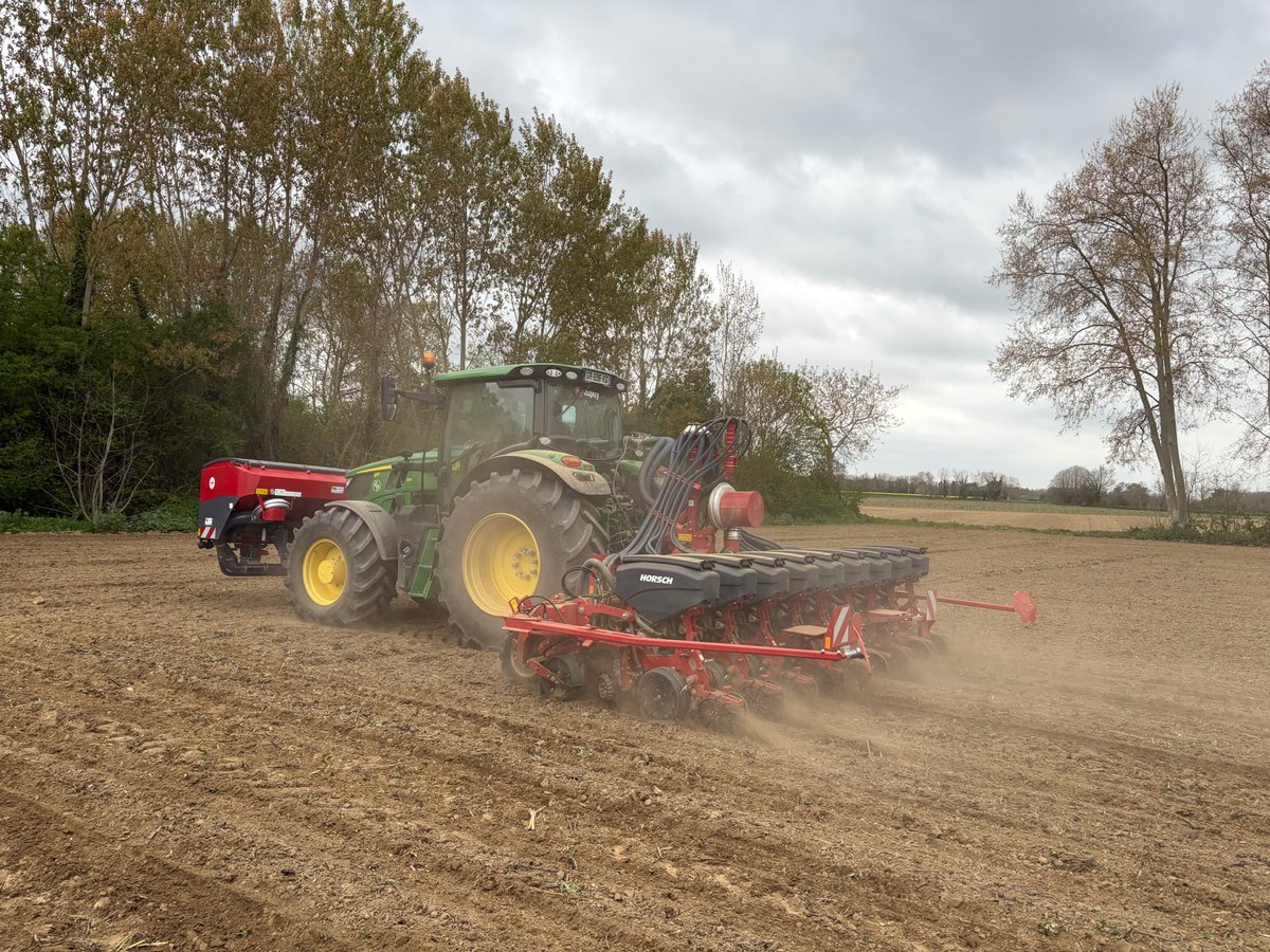 HORSCH_France's tweet photo. #mais2026 #sudouest
Maestro 9 RX + Partner 2.1 FT
🎯 Précision inégalée & fertilisation ciblée 🌽
dble cuve de 2100 l : engrais à 120 kg + micro insecticide à 12 kg
roulette de fermeture à doigts pour #sol #moyen
#AutoForce Pro : régularité profondeur en conditions #hétérogènes https://t.co/D6N5P8u0Uj
