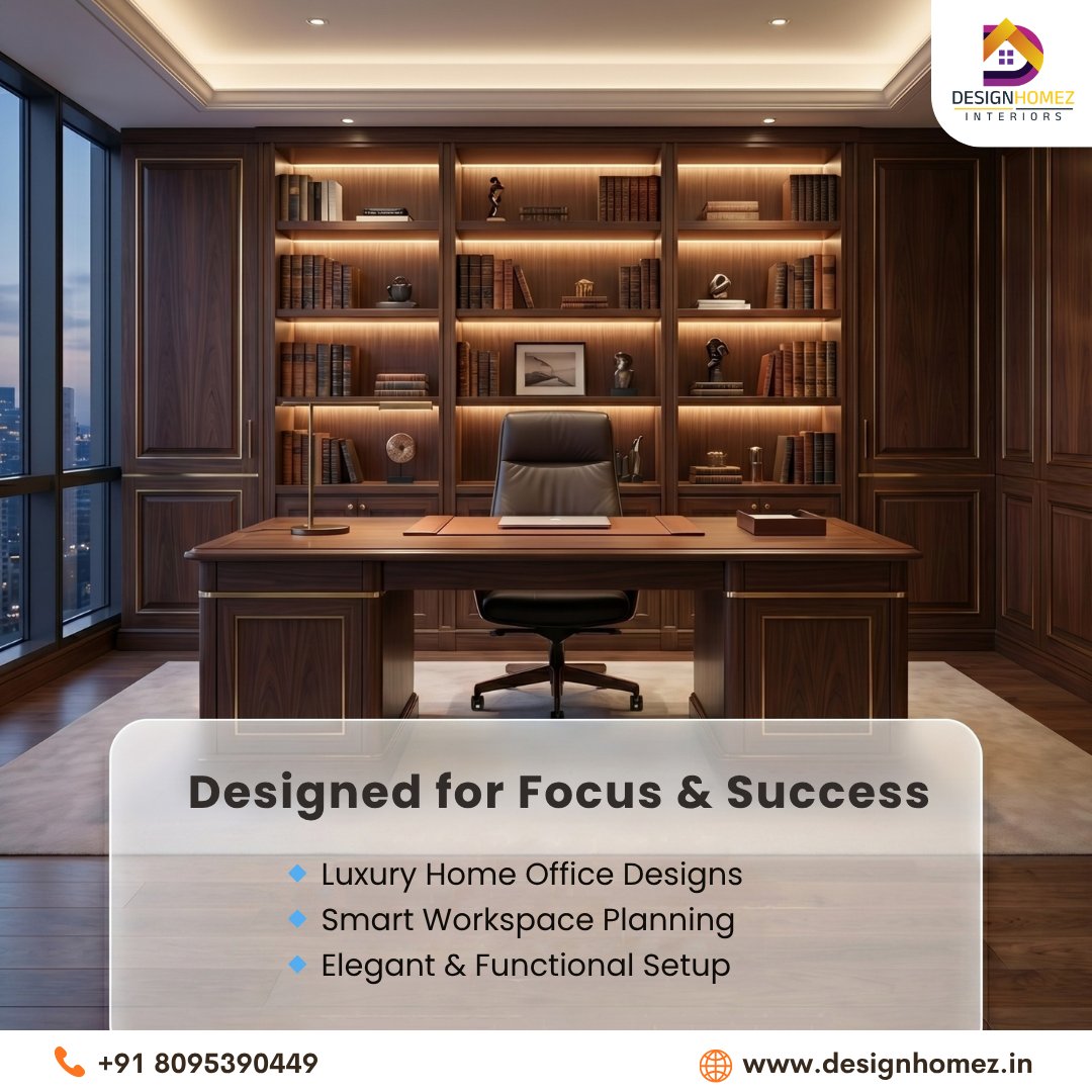 homez_design's tweet image. Create a workspace that inspires clarity, focus, and success every day. 💼✨

#DesignHomez #HomeOffice #LuxuryInteriors #ModernLiving #bangaloreinteriorsesigner