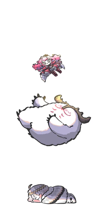 ふわりふわり。