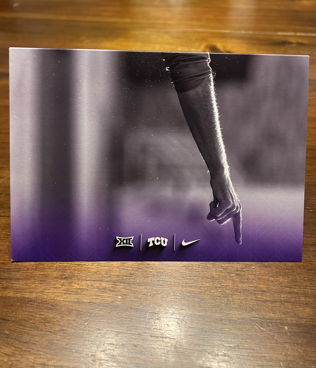 Wilkinson2028's tweet photo. Thank you Coach @MTommerdahl and  @TCUFootball for the hand written mail! @Coach_Casey_P @CoachSeibert43 @97RyanJones @D_Madden_Punter @KohlsKicking @kt_recruiting @JPRockMO @CoachDocGooden https://t.co/ciW4aRHF0A