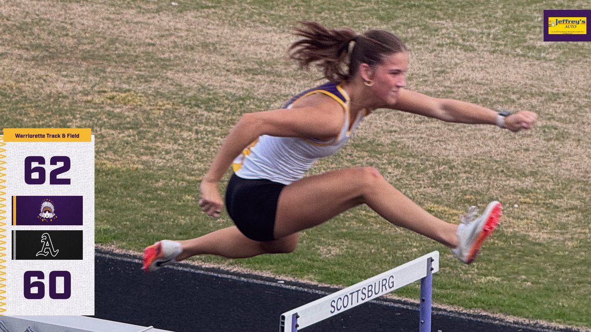 What a nail-biter! The Warriorette Track &amp; Field team clinched a thrilling victory against Austin, winning 62-60! Great effort, team! #ScottsburgTrack
